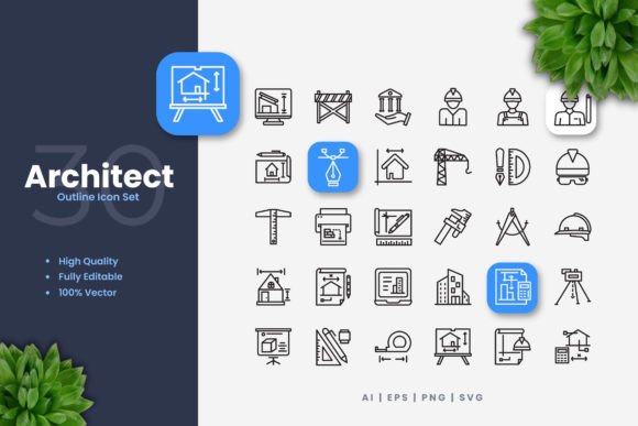Architect Icons: The Foundation for Modern, Clean Design