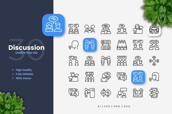 Discussion Icons: A Strategic Visual Toolkit for Modern Communication