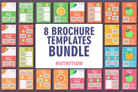 Empowering Your Message: The Healthy Dieting Brochure Design Bundle