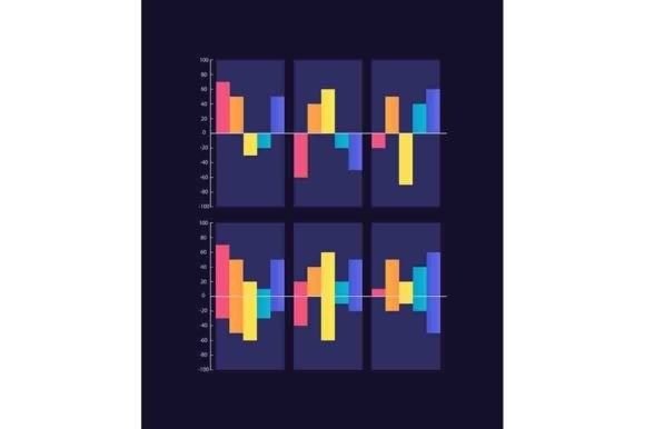 Mastering the Narrative of Data with the Ups and Downs Infographic Charts Set