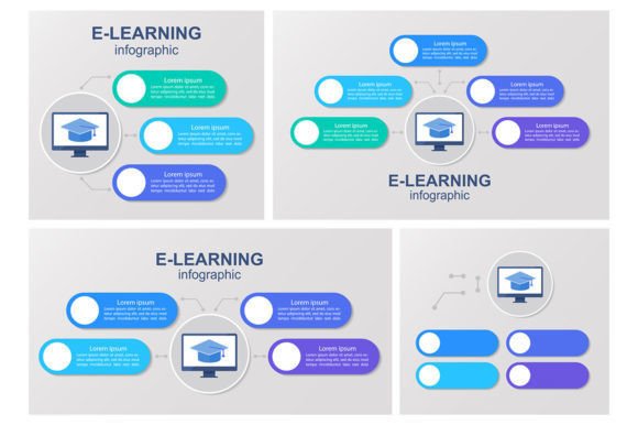 Online Course Infographic Templates for Visual Communication