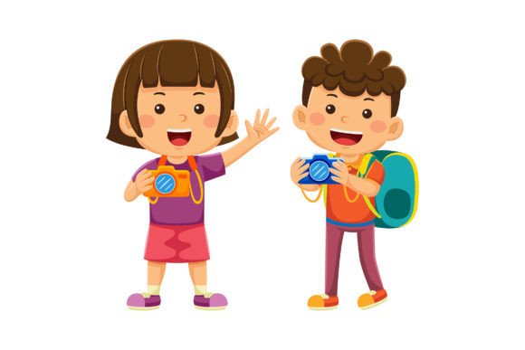 Unlock Creative Freedom with Kids Activity Vector Illustration 04